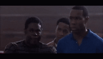 Man In Red Shirt Making Funny Face GIF