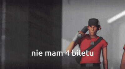 Man In Red Shirt Nie Mam 4 Biletu GIF