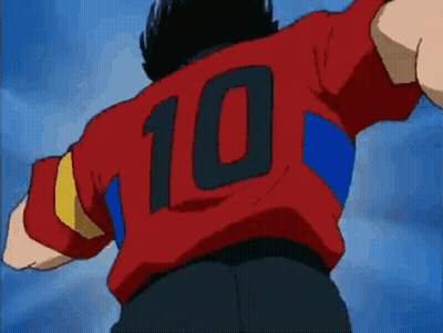 Man In Red Shirt Number 10 GIF