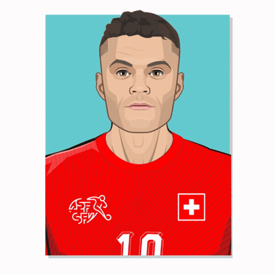 Man In Red Shirt Number 10 GIF