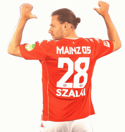 Man In Red Shirt Number 28 GIF