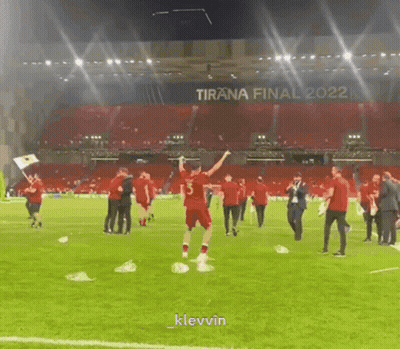 Man In Red Shirt Number 3 GIF