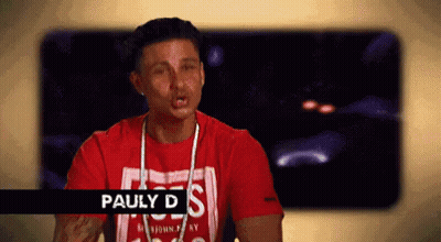 Man In Red Shirt Pauly D GIF