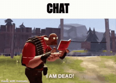 Man In Red Shirt Reading Chat I Am Dead GIF