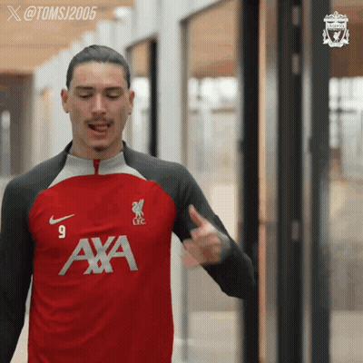 Man In Red Shirt Saying Axa GIF