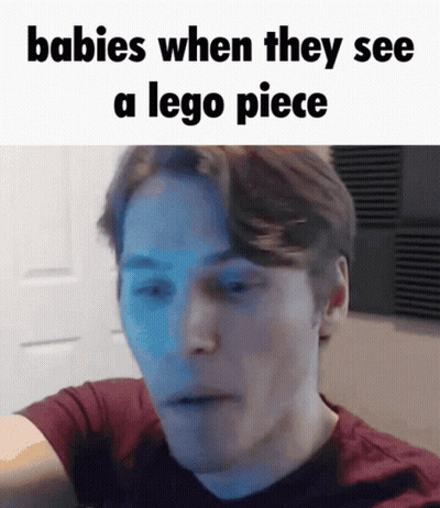 Man In Red Shirt Saying Babies GIF