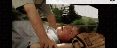 Man In Red Shirt Saying Black GIF