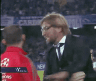Man In Red Shirt Saying Champions GIF