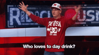Man In Red Shirt Saying DC USA Est 1994 GIF