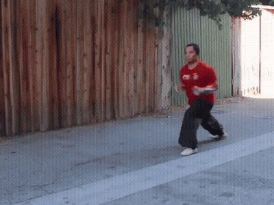 Man In Red Shirt Saying Fox GIF