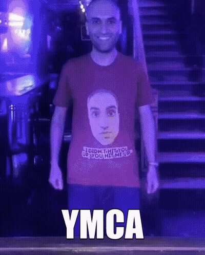Man In Red Shirt Saying I Didn't Hit You Up You Hit Me GIF