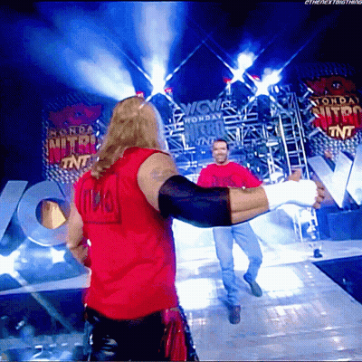 Man In Red Shirt Saying TNA GIF
