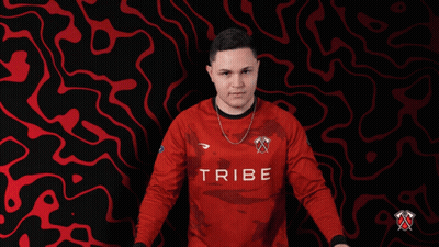 Man In Red Shirt Saying Tribe GIF