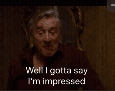 Man In Red Shirt Saying Well I Gotta Say I'm Impressed GIF