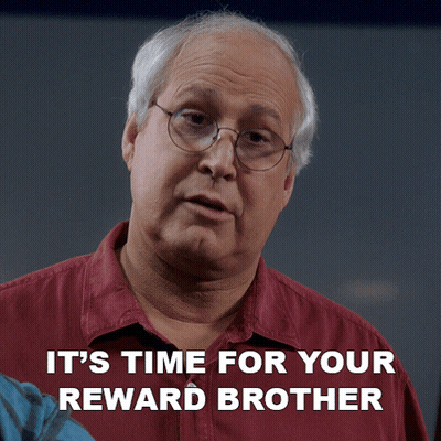 Man In Red Shirt Says Reward GIF