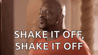 Man In Red Shirt Says Shake It Off GIF
