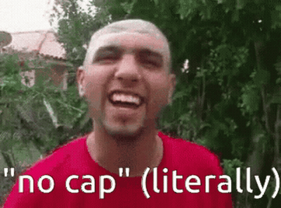 Man In Red Shirt Smiling No Cap GIF