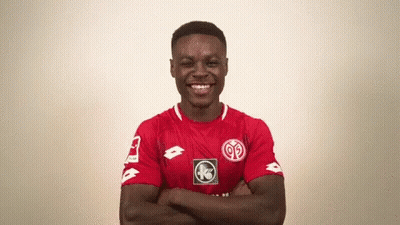 Man In Red Shirt Smiling GIF