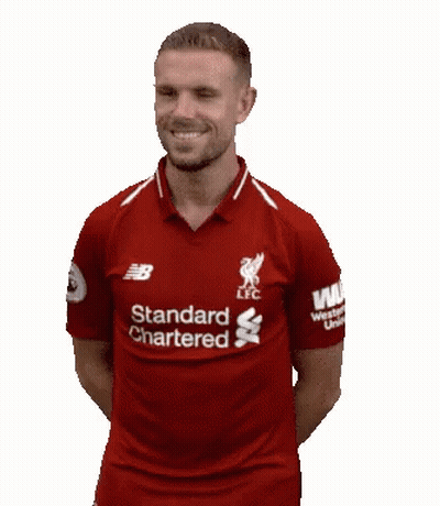 Man In Red Shirt Smiling Standard Chartered GIF