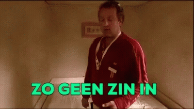 Man In Red Shirt Standing In Front Of Bed Zo Geen Zin In GIF