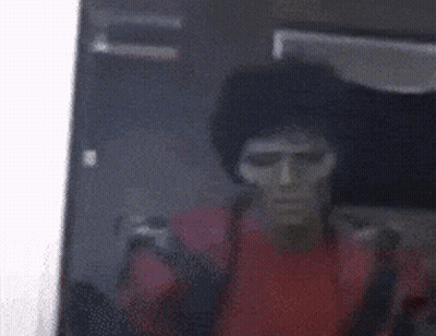 Man In Red Shirt Taking Selfie GIF