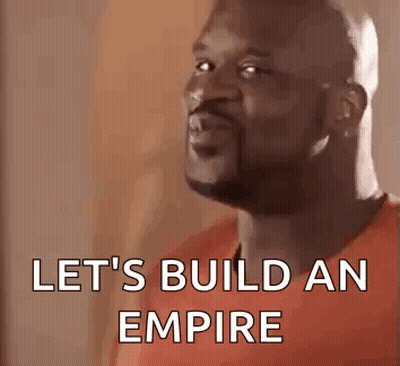 Man In Red Shirt Talking About Building An Empire GIF