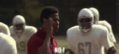 Man In Red Shirt Talking On Phone With Football Players GIF