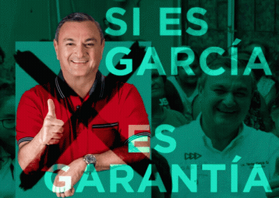 Man In Red Shirt Thumbs Up Si Es Garcia Es Garantia GIF