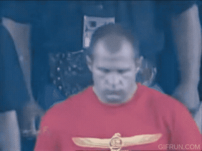 Man In Red Shirt With Eagle GIF