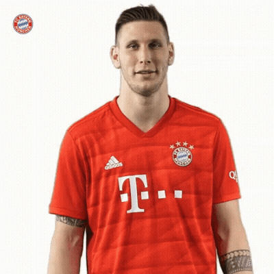 Man In Red Shirt With Letter T GIF
