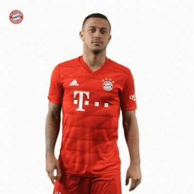 Man In Red Shirt With Letter T GIF