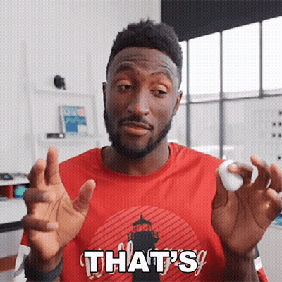 Man In Red Shirt With Lighthouse Says That's GIF