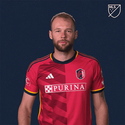 Man In Red Shirt With Purina GIF