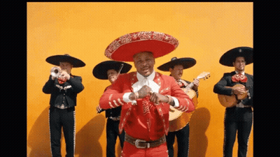 Man In Red Sombrero Dancing GIF