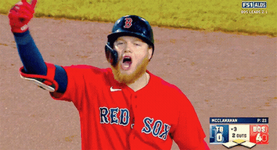 Man in Red Sox Jersey