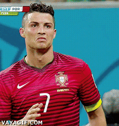Man In Red Striped Shirt Number 7 GIF