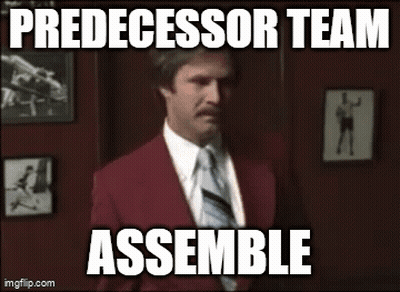Man In Red Suit And Tie Rebels Assemble GIF