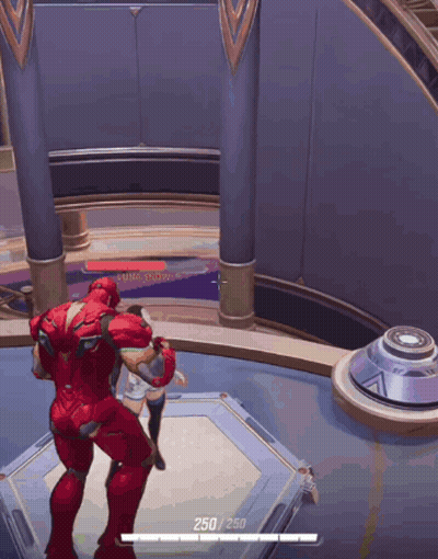 Man In Red Suit In Video Game 250/250 GIF