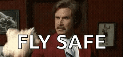 Man In Red Suit Pointing At Dog Fly Safe GIF