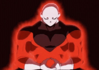 Man In Red Suit Praying In Dark Room GIF