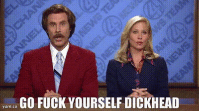 Man In Red Suit Saying I Immediately Regret This Decision GIF