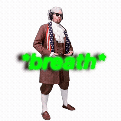 Man In Red Suit Surrounded By Flames Boi GIF