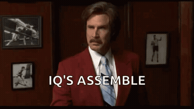 Man In Red Suit Thumbs Up IQ's Assemble GIF