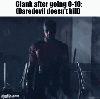 Man In Red Suit With Sword GIF
