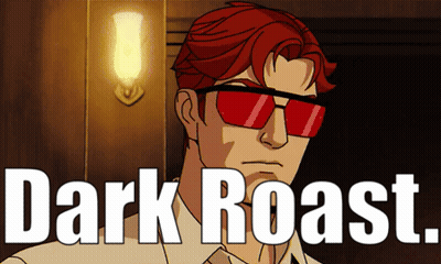 Man In Red Sunglasses Dark Roast GIF