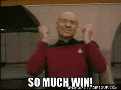 Man In Red Sweater Saying So Much Win GIF