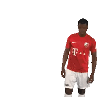 Man In Red T-Mobile Jersey Sticker