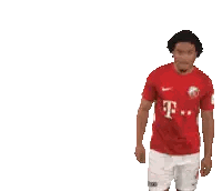 Man In Red T-Mobile Shirt Sticker