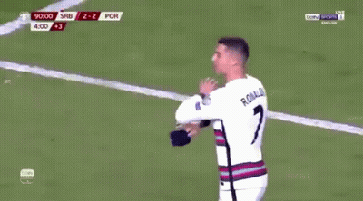 Man In Red Teamviewe Jersey On Field GIF