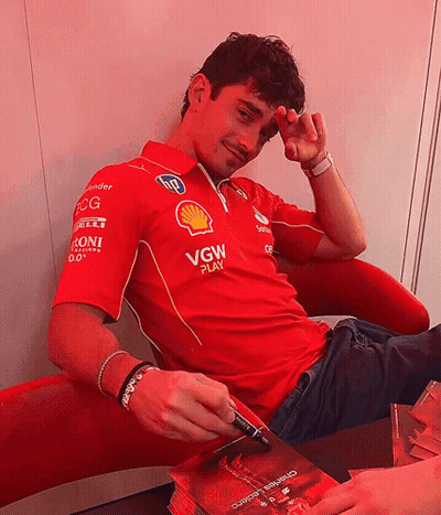 Man In Red VGW Play Shirt GIF